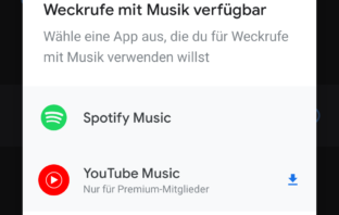 YouTube Music nun im Google Wecker verfügbar