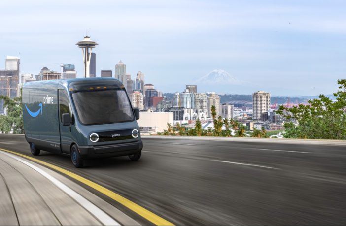 Amazon Rivian Lieferwagen