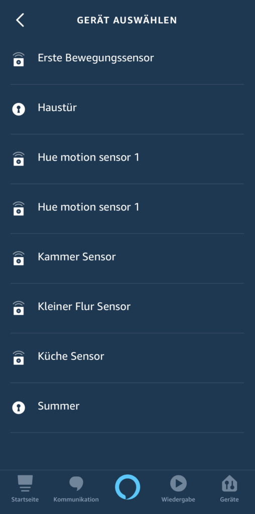 Nuki Alexa Routine