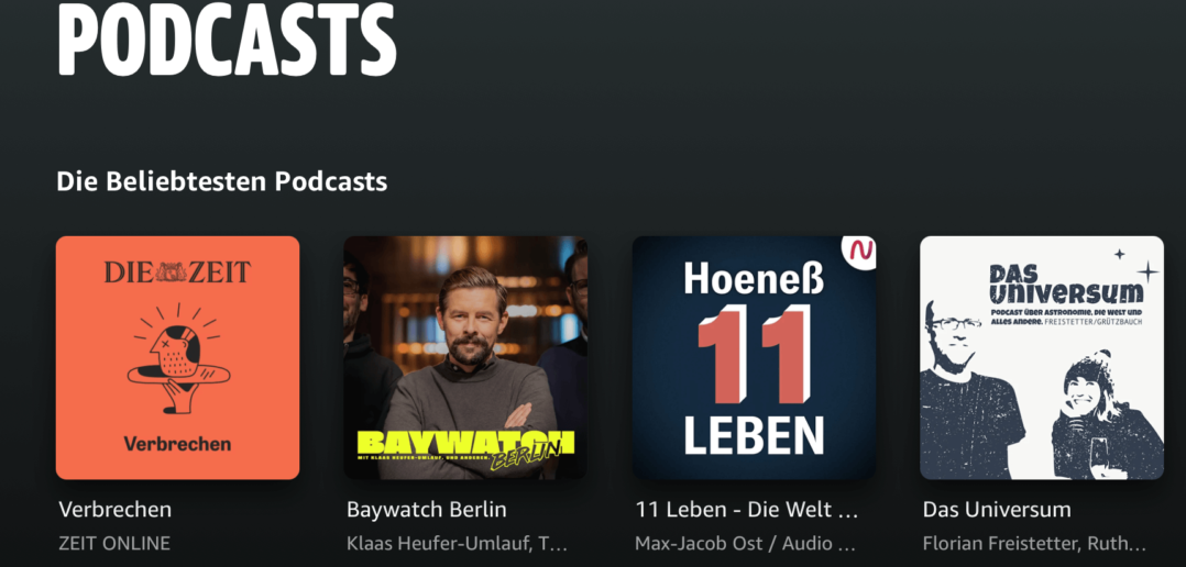 Amazon Music Podcasts