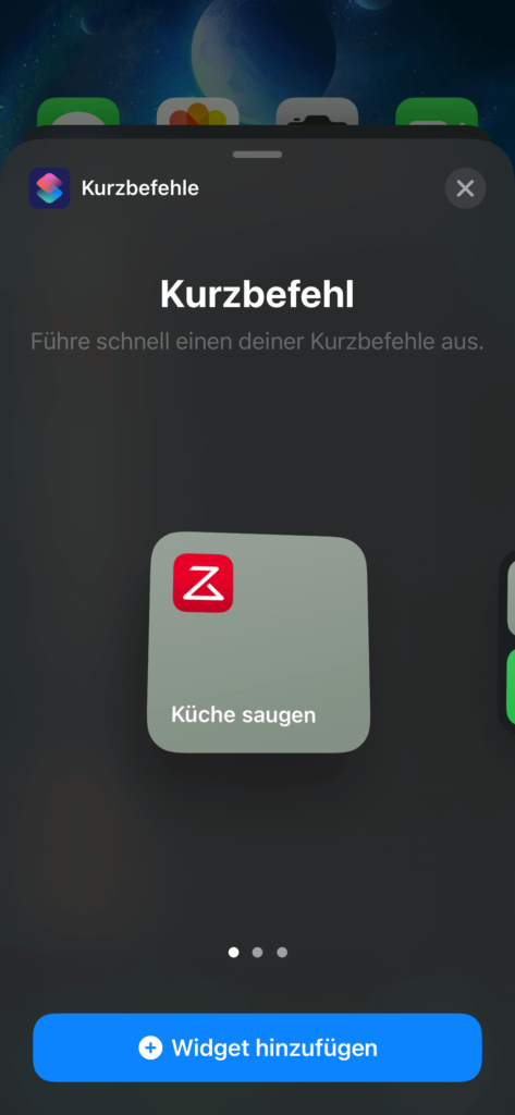 Roborock Siri Kurzbefehle