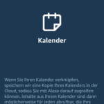 Alexa Apple Kalender Schritt 1