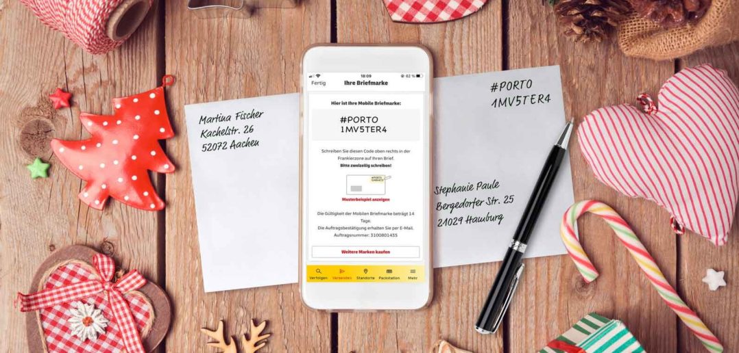 Mobile Briefmarke