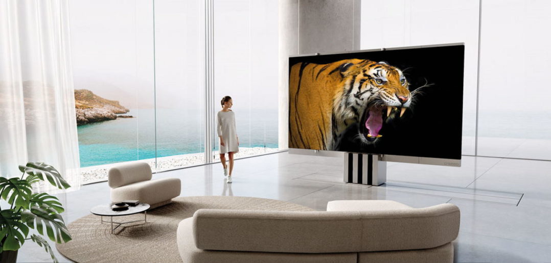 C Seed M1 - 165 Zoll Faltbarer TV