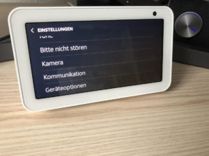 Überwachungsfunktion Kamera Einstellung