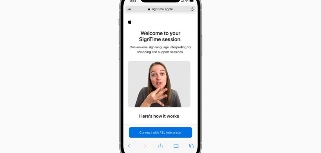 Apple SignTime Service