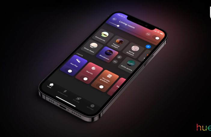 Philips Hue App 4.0 - Tile Ansicht
