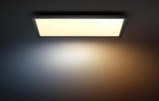 Philips Hue White Ambiance Aurelle Panelleuchte mit schwarzem Rand