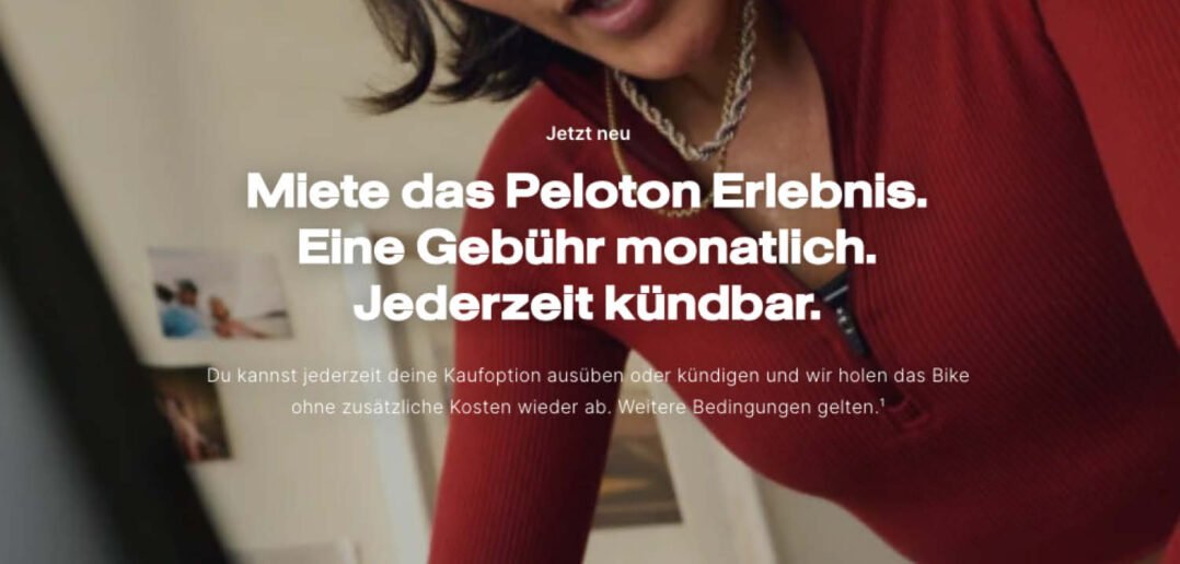 Peloton mieten