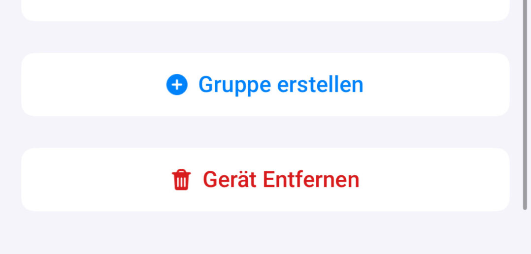 Homey Gruppierungen