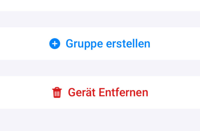 Homey Gruppierungen