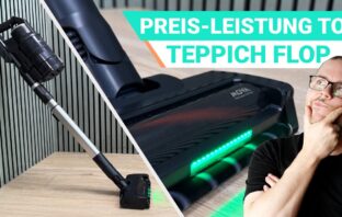 MOVA G70 Complete Akkusauger im Test – leistungsstarker Sauger mit gutem Zubehör und Schwächen auf Teppich.