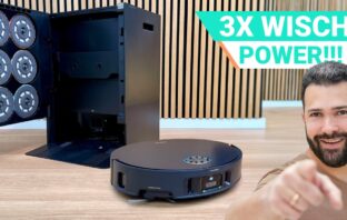 Der Mova Mobius 60 Saugroboter mit Mopp-Wechselstation und 3 verschiedenen Wischpads im Test.