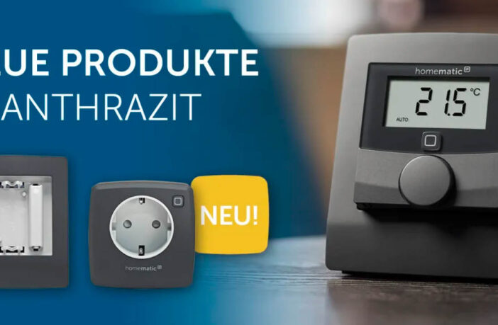 Homematic IP Produkte anthrazit
